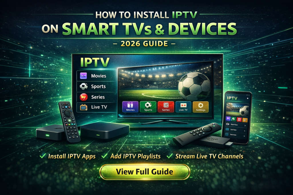 How to Install IPTV on Smart TVs & Devices – 2026 Guide